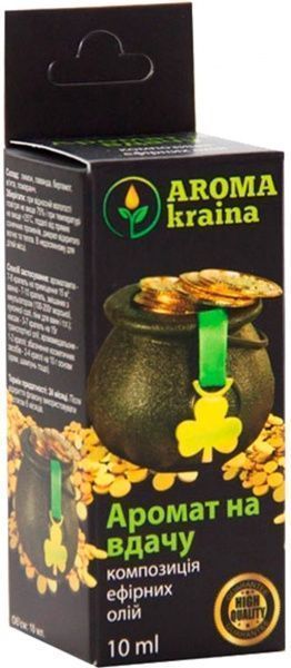 Эфирное масло Aroma kraina Аромат на вдачу 10 мл 