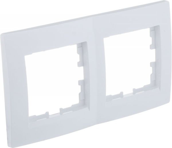 Рамка двомісна UP! (Underprice) One Plus горизонтальна білий 706-0200-147