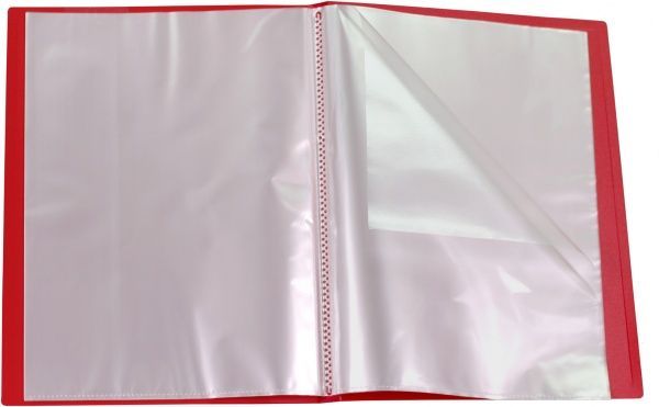 Папка с файлами А4, 20 ф, PP 600мкм, красная SCHOLZ