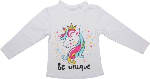 Джемпер детский KOSTA 0057-6 р.122-128 белый с рисунком 