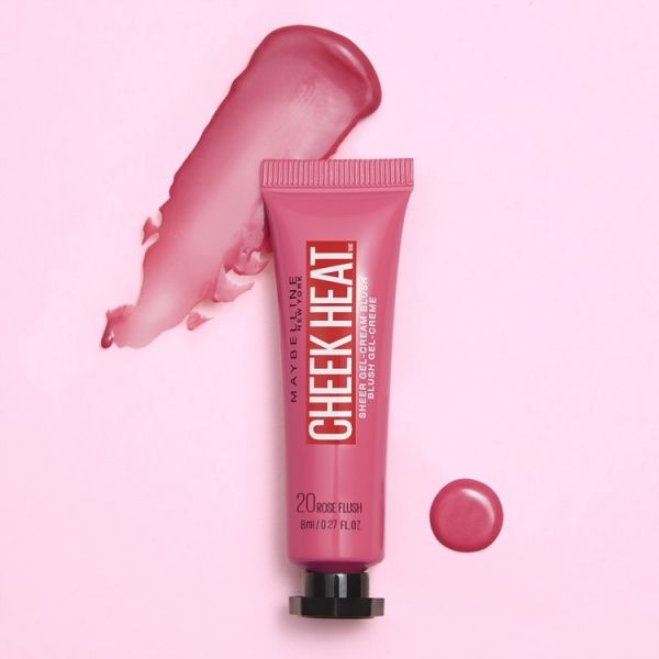 Румяна Maybelline New York Cheak Heat 20 Rose Flush