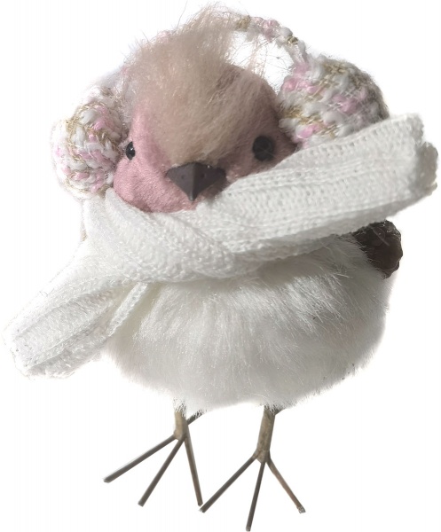 Декорация новогодняя Blooming воробей в наушниках 