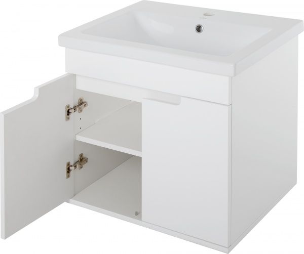 Тумба подвесная Мойдодыр СМАРТ 60 с умывальником СОМО-60