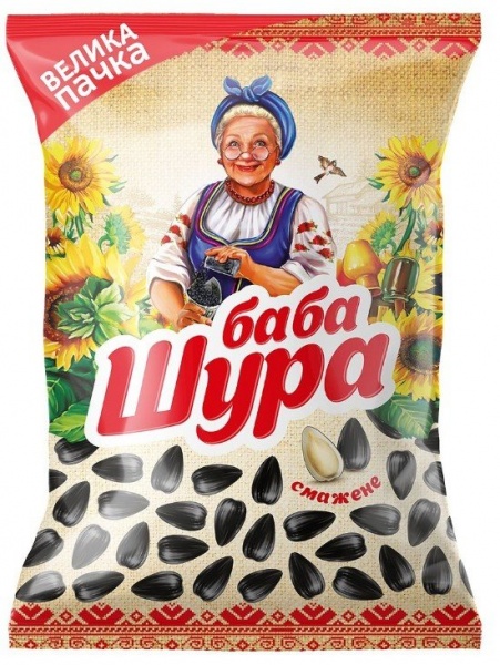 Насіння соняшника Баба Шура смажене 145 г