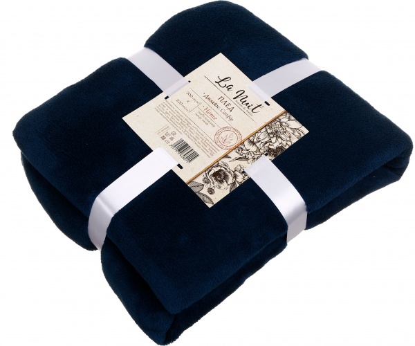 Плед Сапфир 220x200 см синий La Nuit 