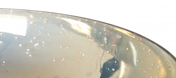 Фруктовница PANACHE Starburst 36 см темно-синий с золотым/никель 