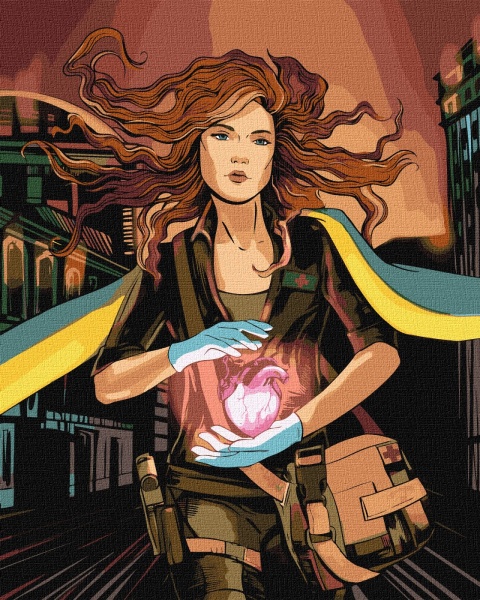 Картина по номерам Ангел жизни 40x50 см Идейка 