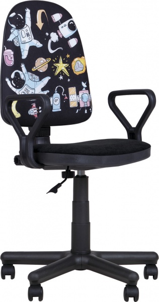Крісло дитяче Nowy Styl SATURN GTP (CH) AB-04 SPACE чорний 