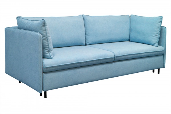 Ліжко-диван прямий Меблі Прогрес БАДЕН блакитний 2155x1040x1055 мм