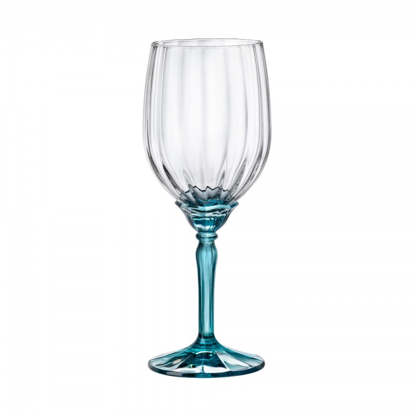 Набор бокалов для вина Florian Lucent Blue 199418BCG021990 380 мл 6 шт. Bormioli Rocco 
