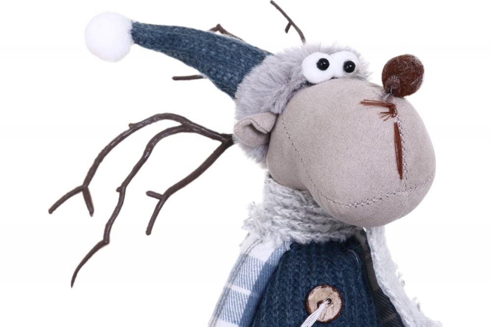 Декорація новорічна Лось що стоїть 15х47 см в асортименті YM83303YM83303-EK 47 см