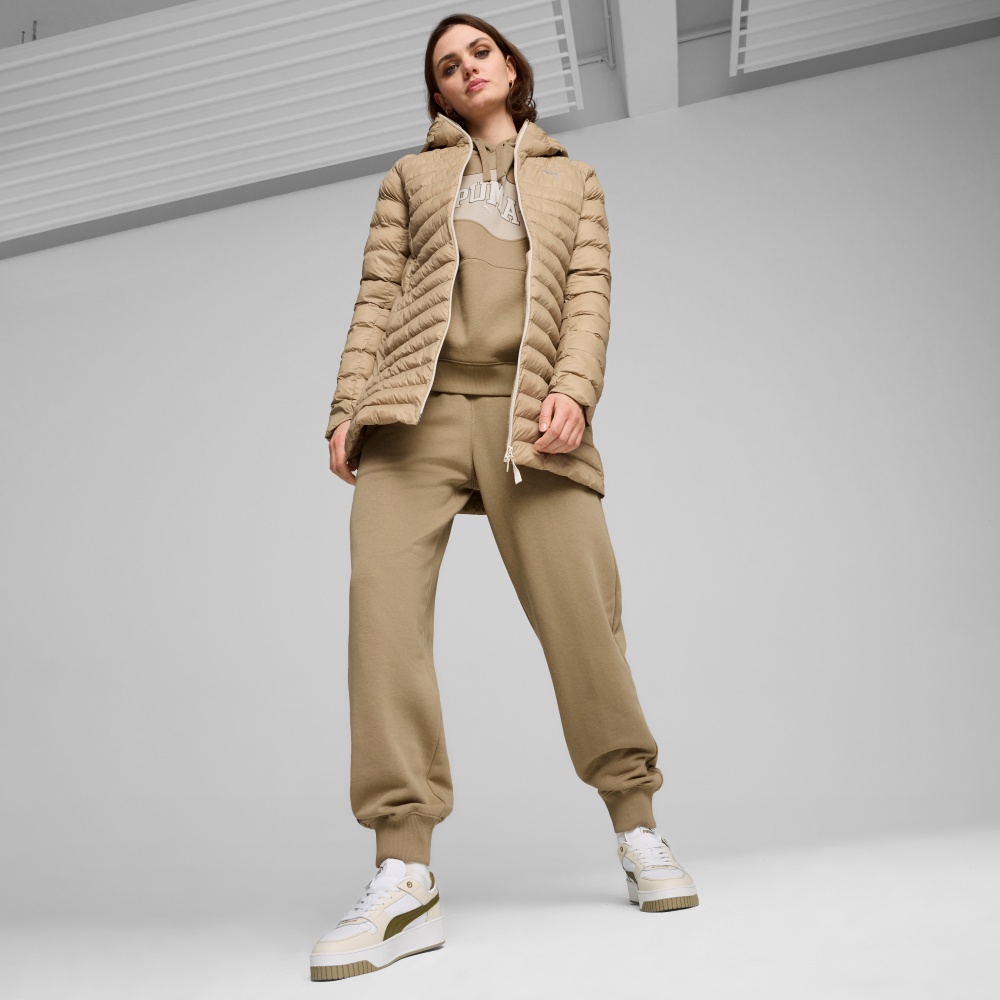 Куртка жіноча зимова Puma PACKLITE PRIMALOFT LONG HOODED JACKET 84940667 р.M світло-коричнева