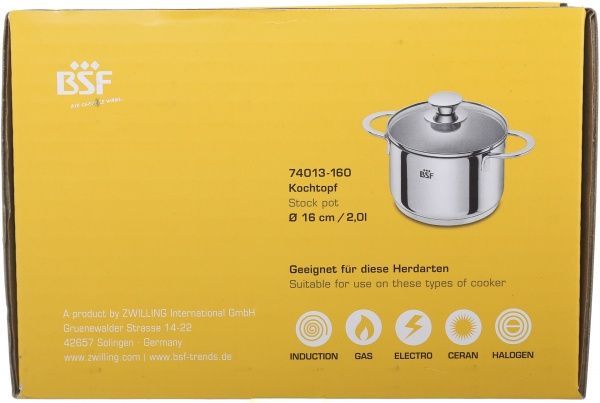 Кастрюля с крышкой Bordeaux 2 л 74013-160-0 BSF