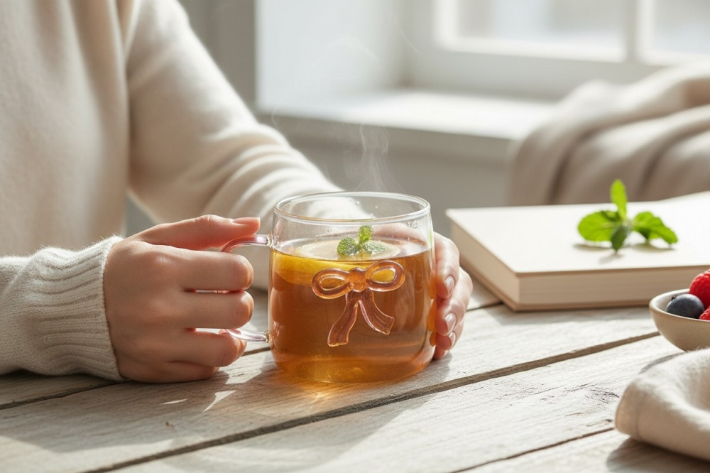 Чашка Fiora Pink Bow 500 мл