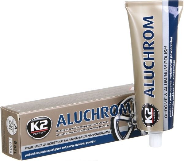 Паста полірувальна для хромованих деталей K2 ALUCHROM 120 мл