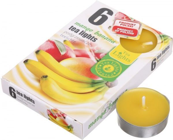 Набор свечей Манго и банан 6 шт.