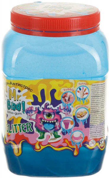 Лизун-антистрес Glitter в асортименті 1150 г Mr Boo
