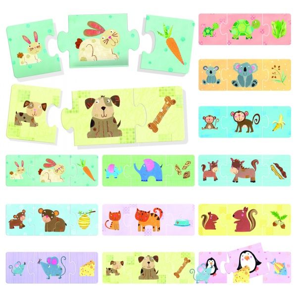 Гра-пазл Headu Логіка для наймолодших_Тварини IT20751