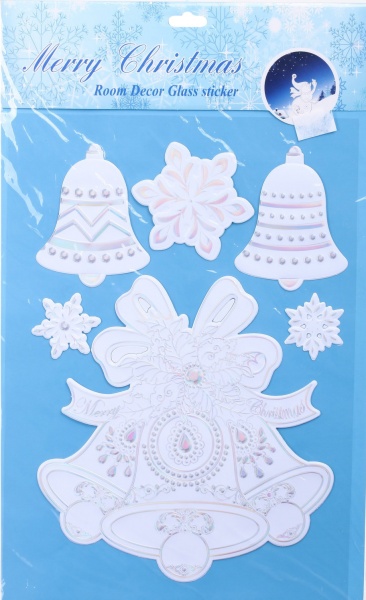 Наклейка декоративная (8 дизайнов) в ассортименте 23x32 см