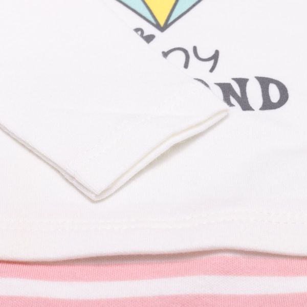 Боді Colibrі з довгим рукавом tiny diamond р.62 молочний CLG005 