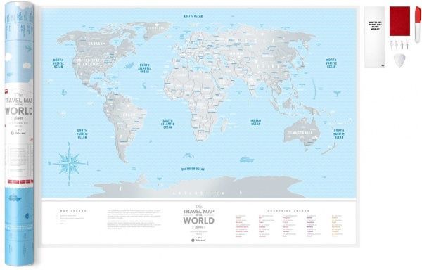 Скретч-карта мира 