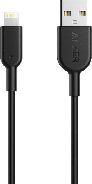 Кабель Anker USB – Apple Lightning 1,8 м чорний (A8433H11) Powerline II 