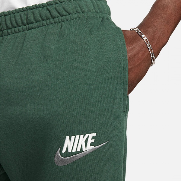 Брюки Nike M NK CLUB+ FT CF LBR PANT FB7687-323 р. 2XL зеленый