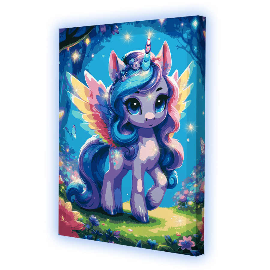 Набор для росписи по номерам Riviera Blanca Волшебная пони 40x50 см ГР-024