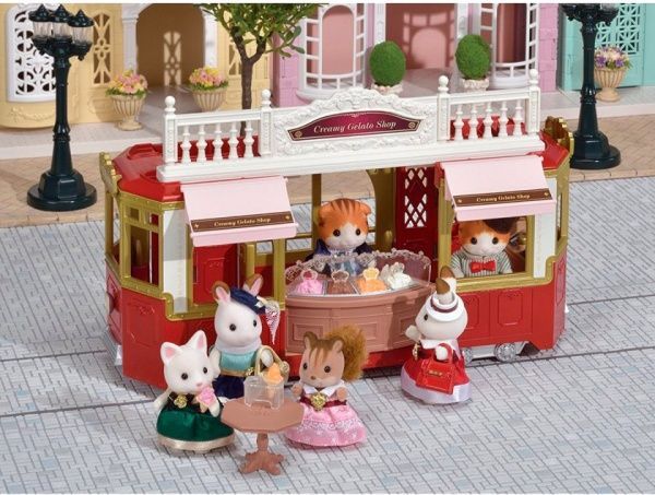 Игровой набор Sylvanian Families трамвай 