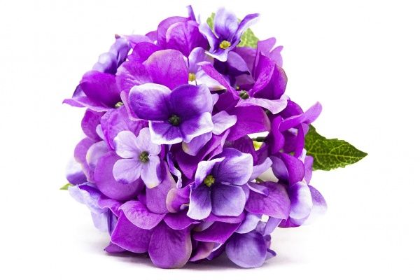 Квітка штучна Гортензія 35 см фіолетова 631024