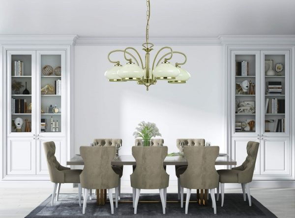 Люстра подвесная ALFA ASTORIA 5xE27 медь 5321;5325321 