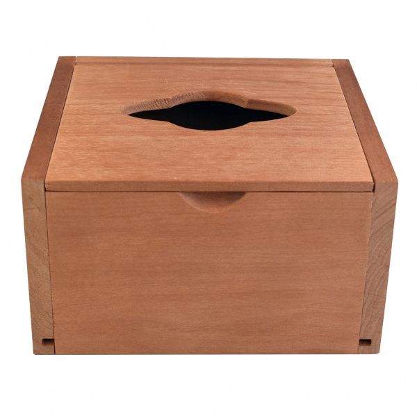 Салфетница из ольхи с крышкой 160x90x150 мм SL-05
