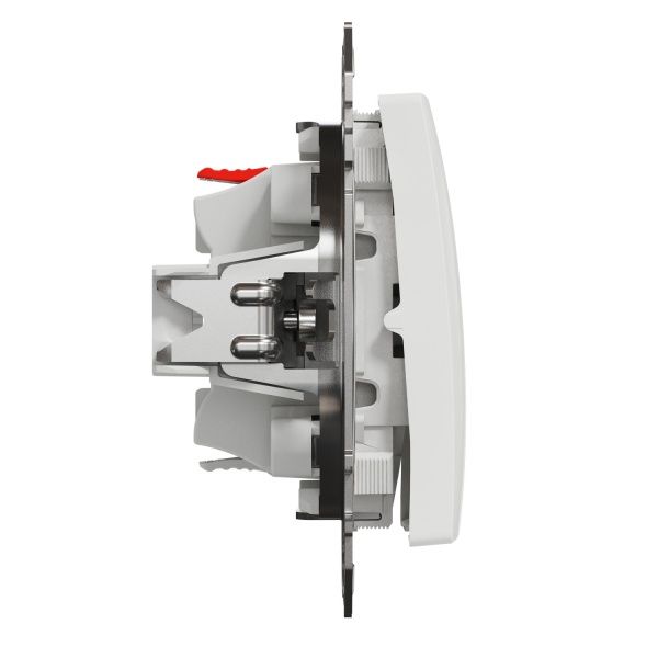 Переключатель проходной одноклавишный Schneider Electric Sedna Design без подсветки 10 А 250В белый SDD111106
