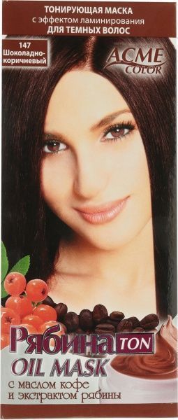 Тонуюча маска Acme Color Горобина №147 шоколадно-коричневий 30 мл