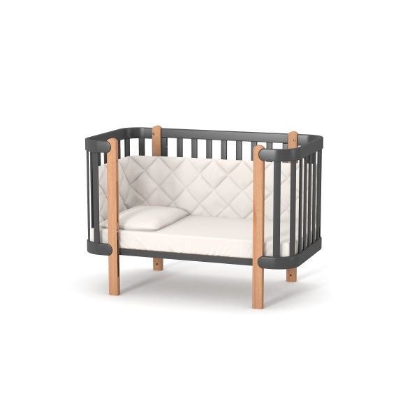 Ліжечко дитяче Veres ЛД 5 Монако темно-сірий 05.3.1.21.16