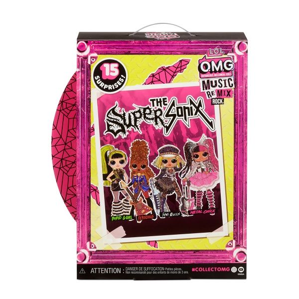 Кукольный набор L.O.L. SURPRISE! O.M.G. Remix Rock Леди-Металл