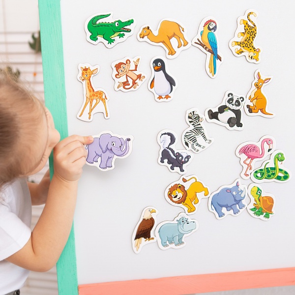 Набор магнитов Magdum Счастливые дети Зоо ML4031-01 EN