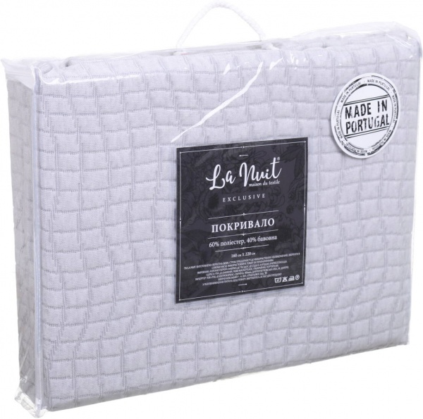 Покривало Ferragudo 160x220 см La Nuit світло-сірий 