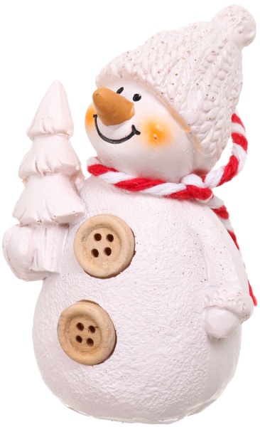Декоративна фігура у формі сніговика APF471140 7,5 см 