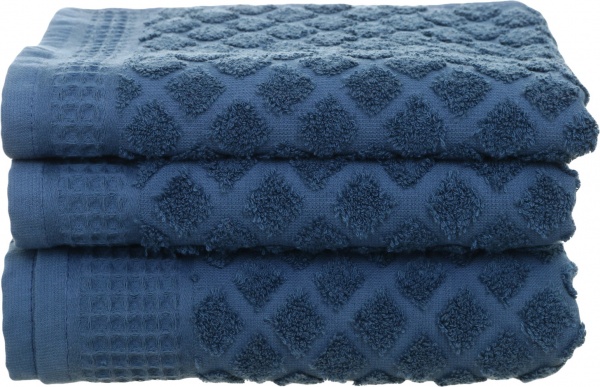 Рушник махровий Nora 50x90 см синій 
