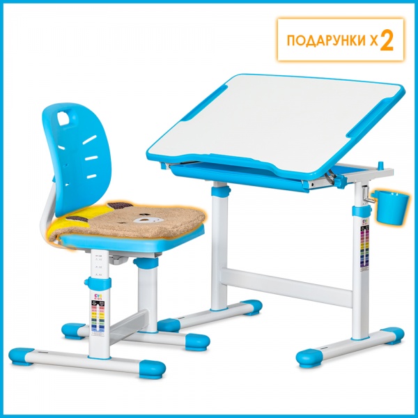 Комплект парта и стул Evo-kids Evo-06 Ergo Blue