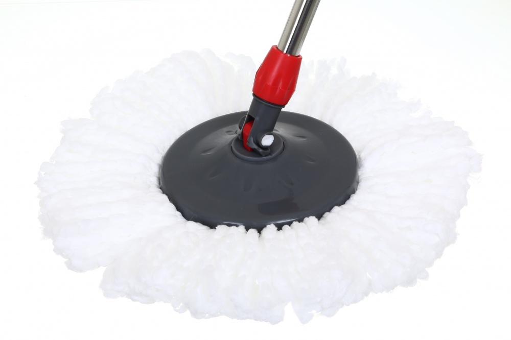 Комплект швабра и ведро с механическим отжимом для пола OBERY 2 в 1 16 см в ассортименте