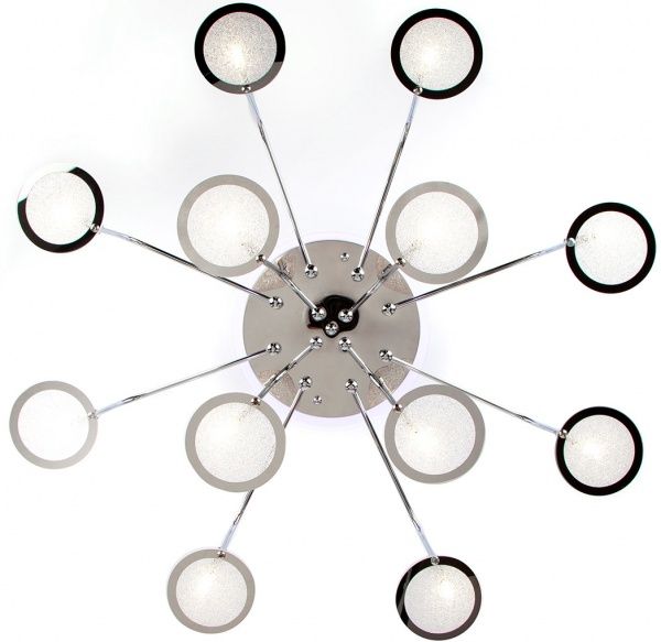 Люстра потолочная Strotskis Spider пульт ДУ LED-подсветка 12x3 Вт G4 хром 80109/12 