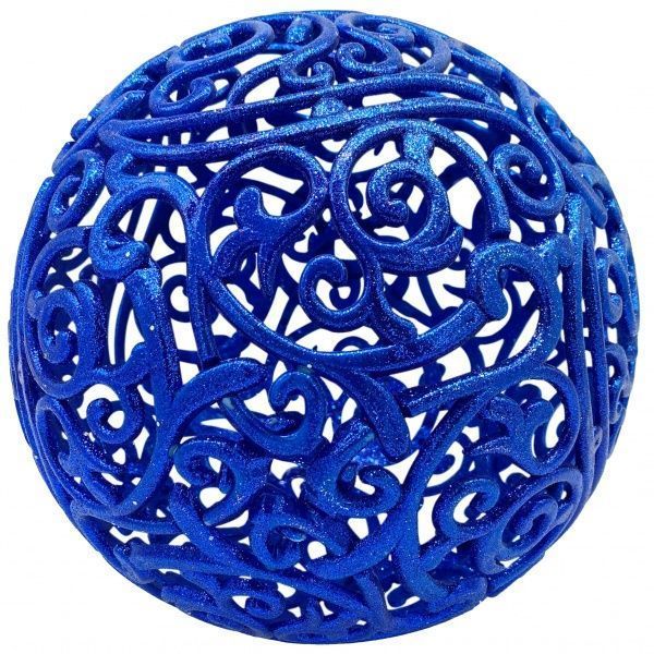 Куля ажурна MISLT d8 см BALL80-10 синій