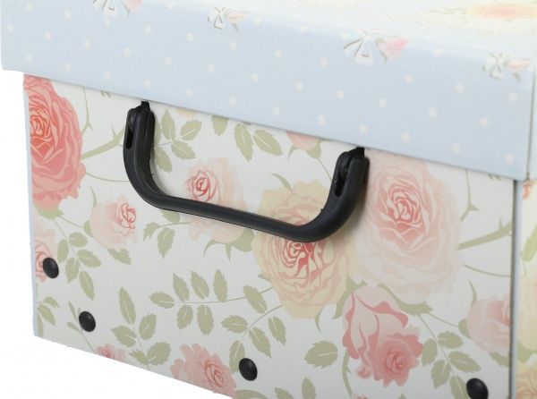 Ящик картонний Miss Space Provenzale 330x250x160 мм блакитний