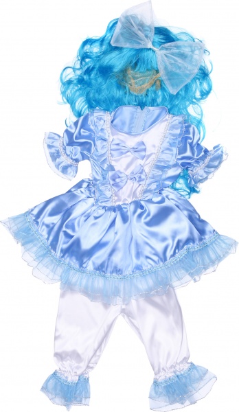 Костюм карнавальний КАРНАВАЛІЯ Мальвіна р.122 білий із блакитним 85020, 85120 