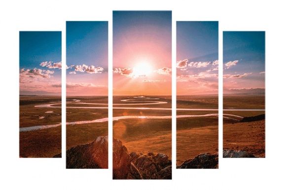 Картина модульная Природа 452 118x80 см 
