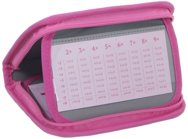 Пенал шкільний без наповнення K19-622-13 Kitty KITE сірий із рожевим