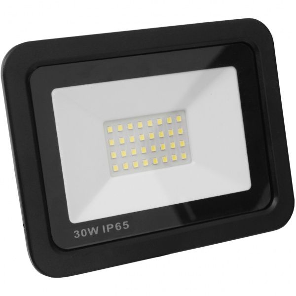 Прожектор Eurolamp 6000 K 30 Вт IP65 черный LED-FL-30/6(black) 