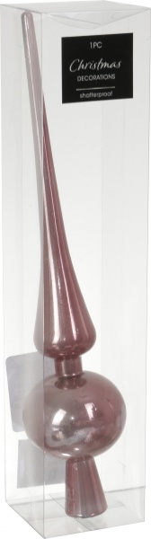 Верхівка для ялинки CAN208310 глянцева d60 мм в асортименті 